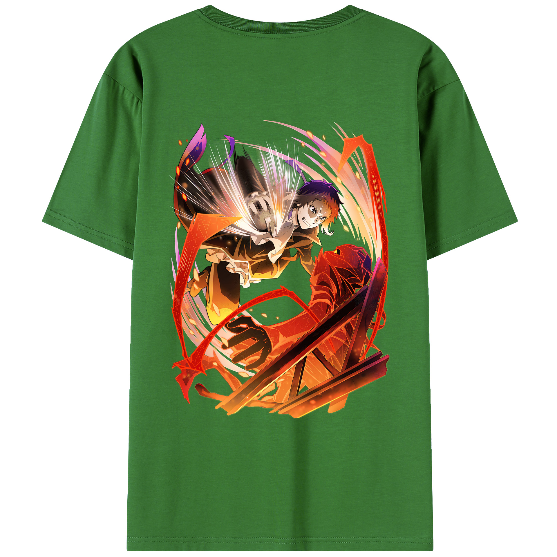 （画像用） 文豪ストレイドッグス Bungo Stray Dogs レディース半袖Tシャツ(バックプリント)